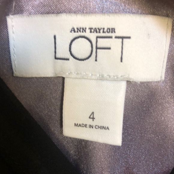 LOFT Black lace dress - Picture 5 of 6